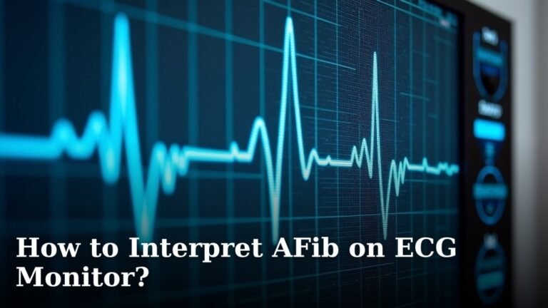 How to Interpret AFib on ECG Monitor?