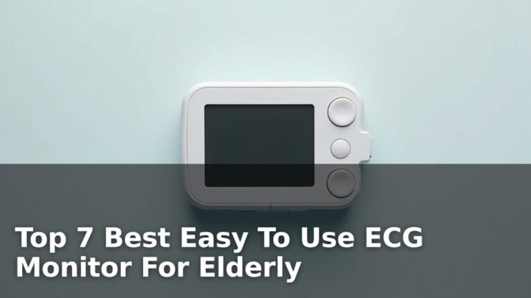 Top 7 Best Easy To Use ECG Monitor For Elderly