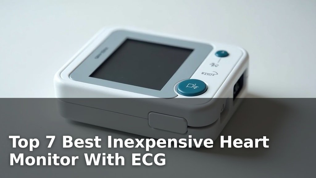 Top 7 Best Inexpensive Heart Monitor With ECG