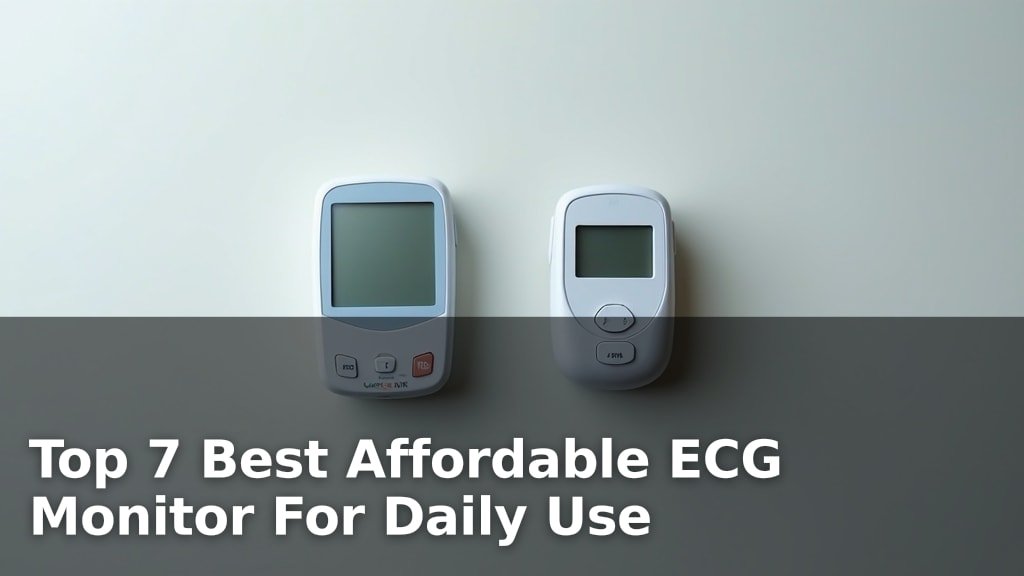 Best Affordable ECG Monitor For Daily Use