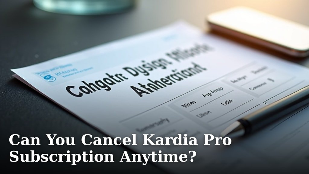 Can You Cancel Kardia Pro Subscription Anytime?