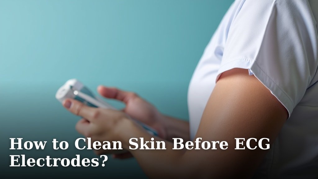 How to Clean Skin Before ECG Electrodes?