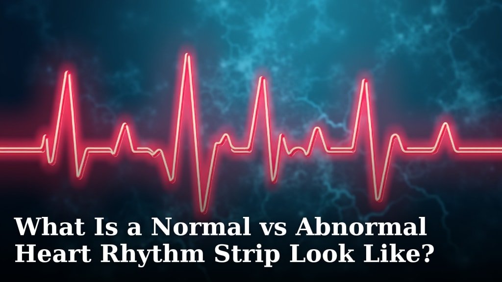What Is a Normal vs Abnormal Heart Rhythm Strip Look Like?